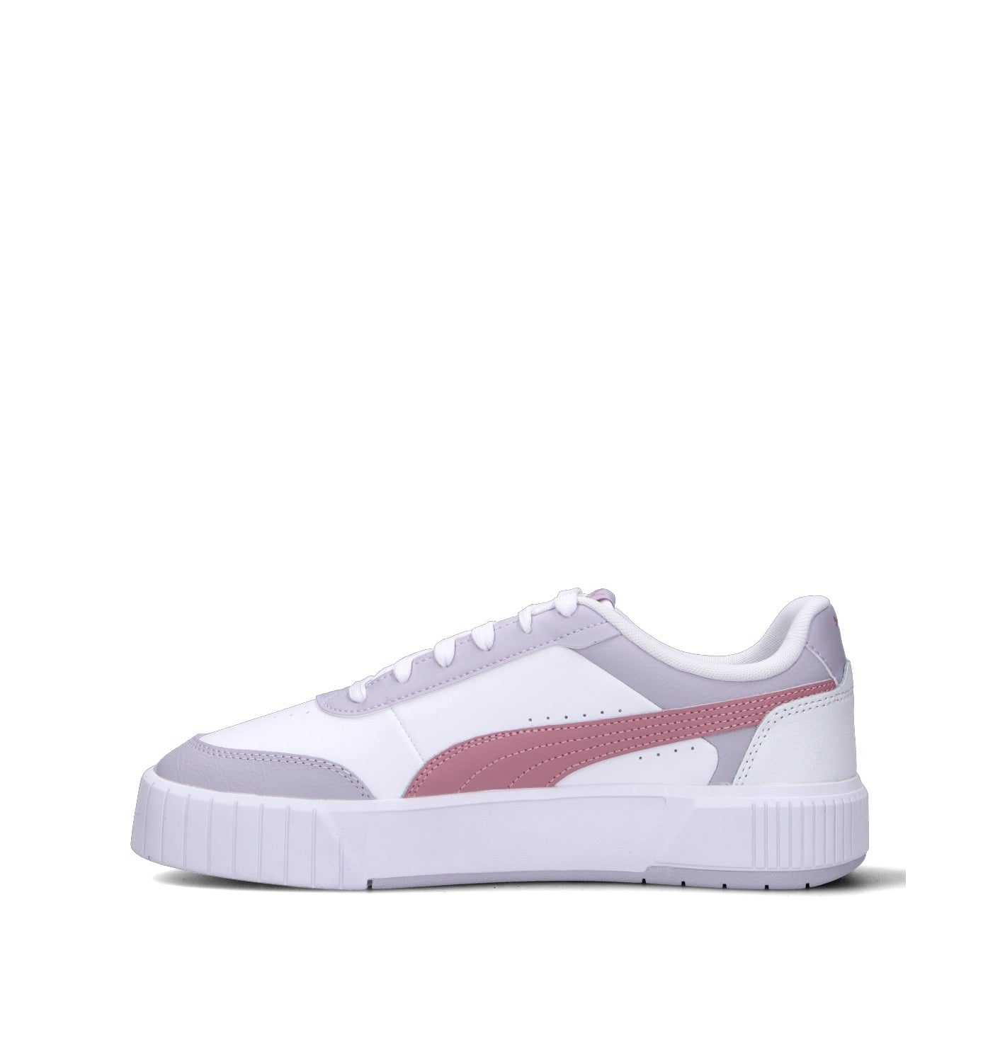 PUMA CARINA MIA Sneaker donna bianca/lilla in pelle