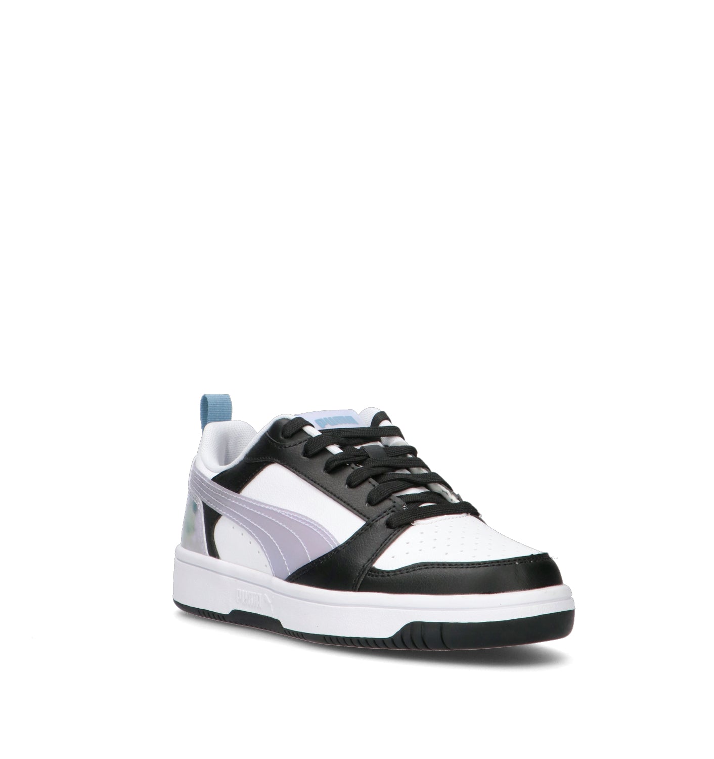 PUMA REBOUND V6 LO SPACE BELLE JR Sneaker ragazzo bianca/nera