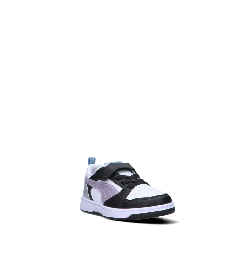 PUMA REBOUND V6 LO SPACE BELLE AC + PS Sneaker bimbo bianca/nera