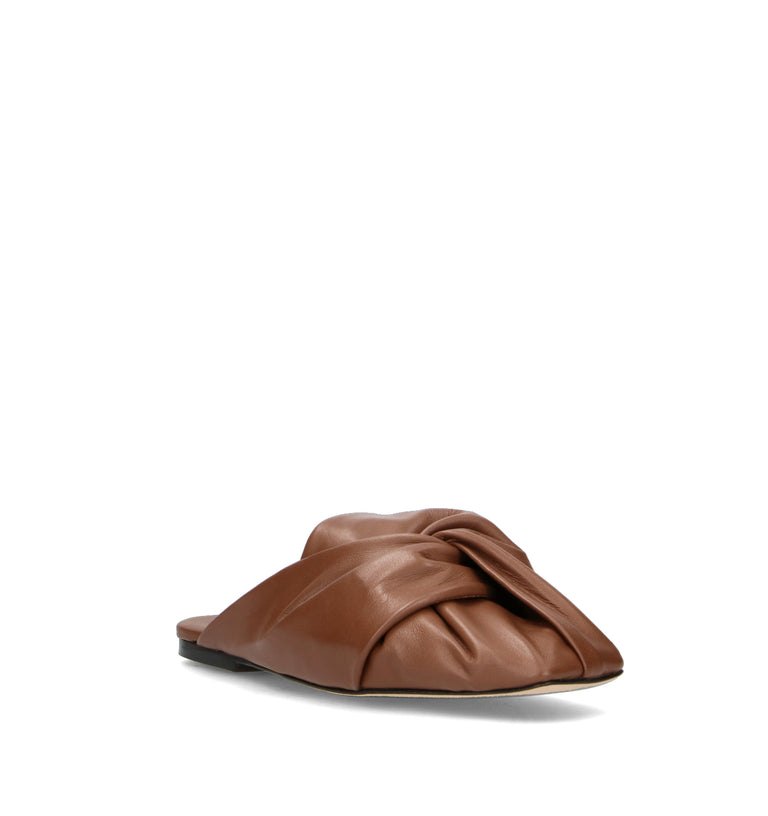 JVAM Sabot donna marrone in pelle