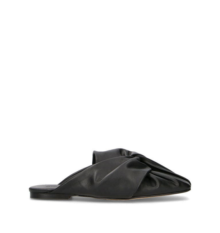 JVAM Sabot donna nero in pelle