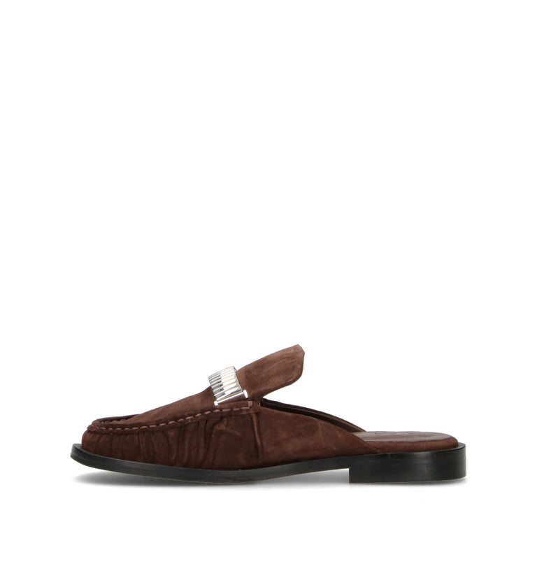 JVAM Sabot donna marrone in suede
