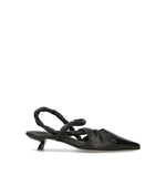 JVAM Slingback donna nera in pelle