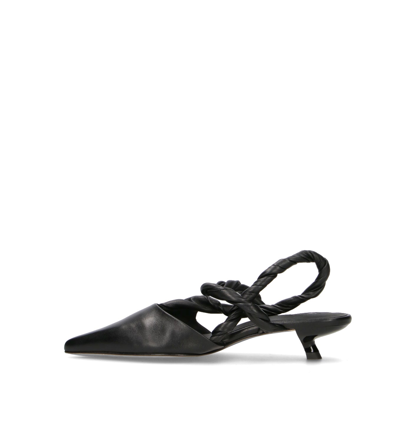 JVAM Slingback donna nera in pelle