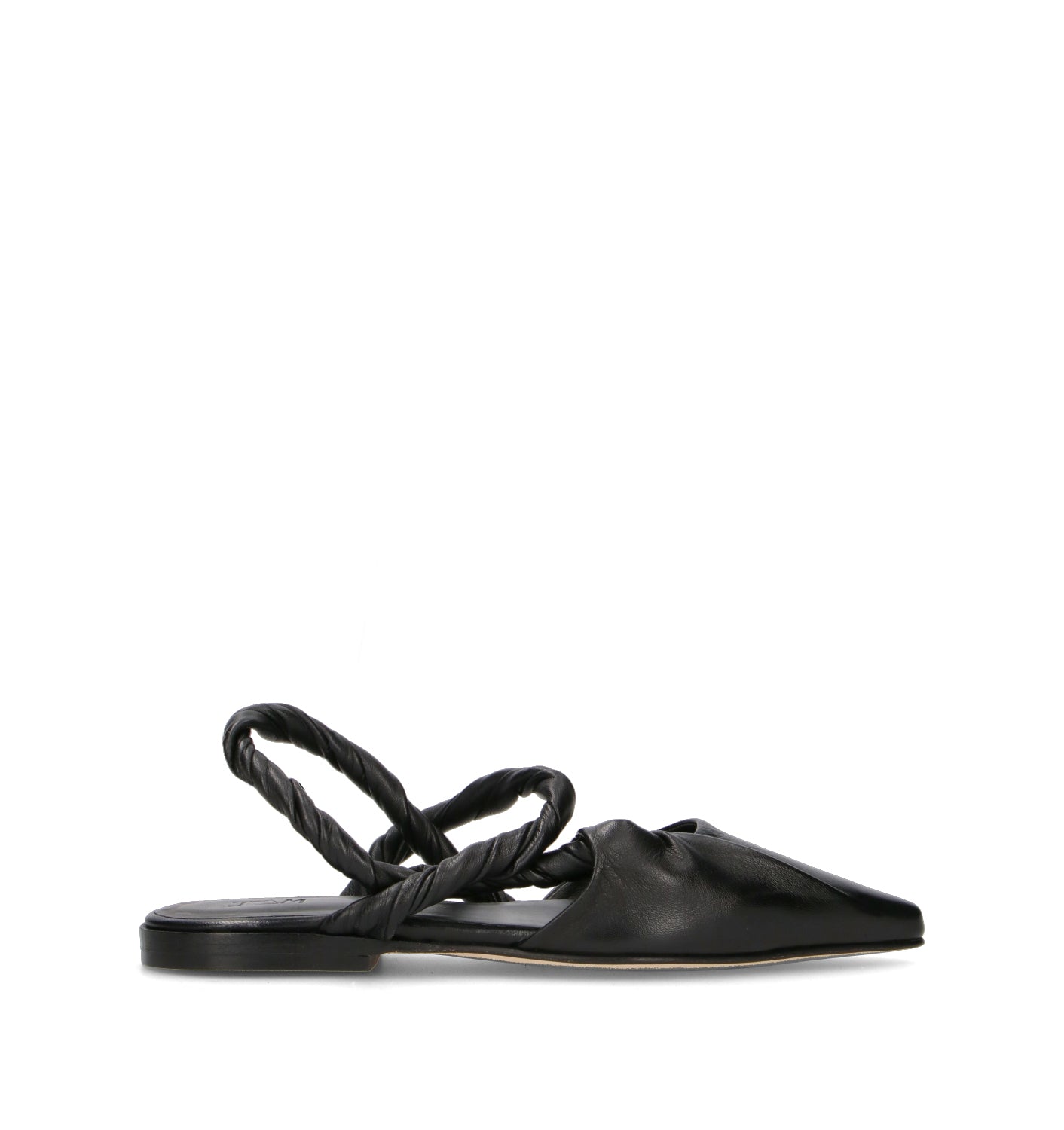 JVAM Slingback donna nera in pelle