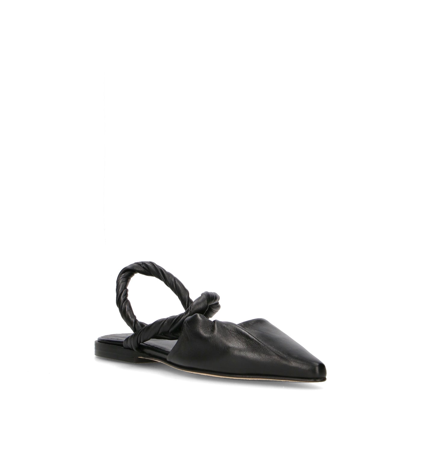 JVAM Slingback donna nera in pelle