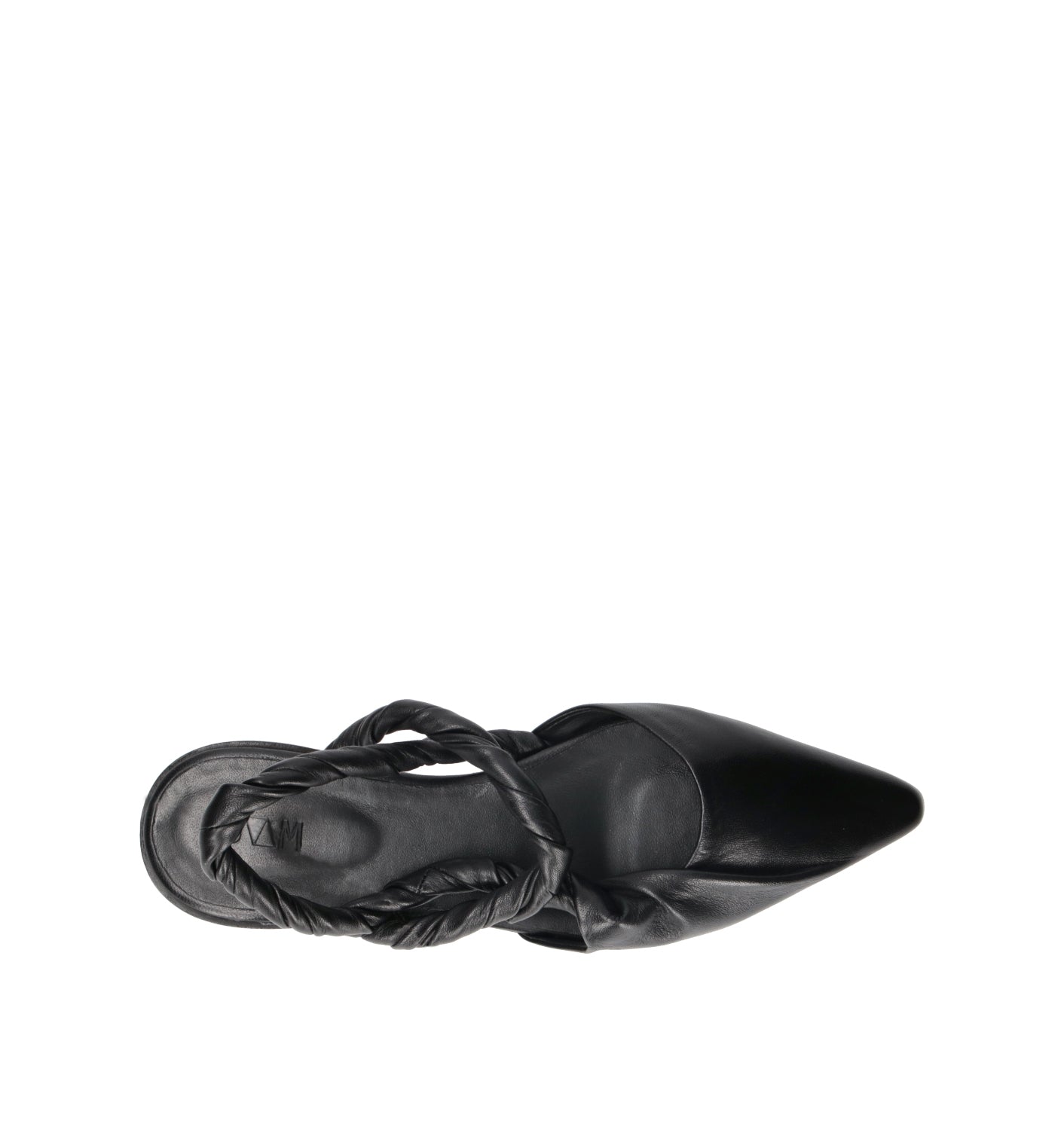 JVAM Slingback donna nera in pelle