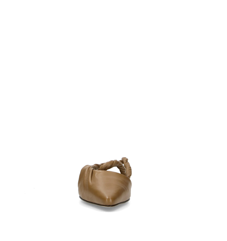 JVAM Sandalo donna taupe in pelle