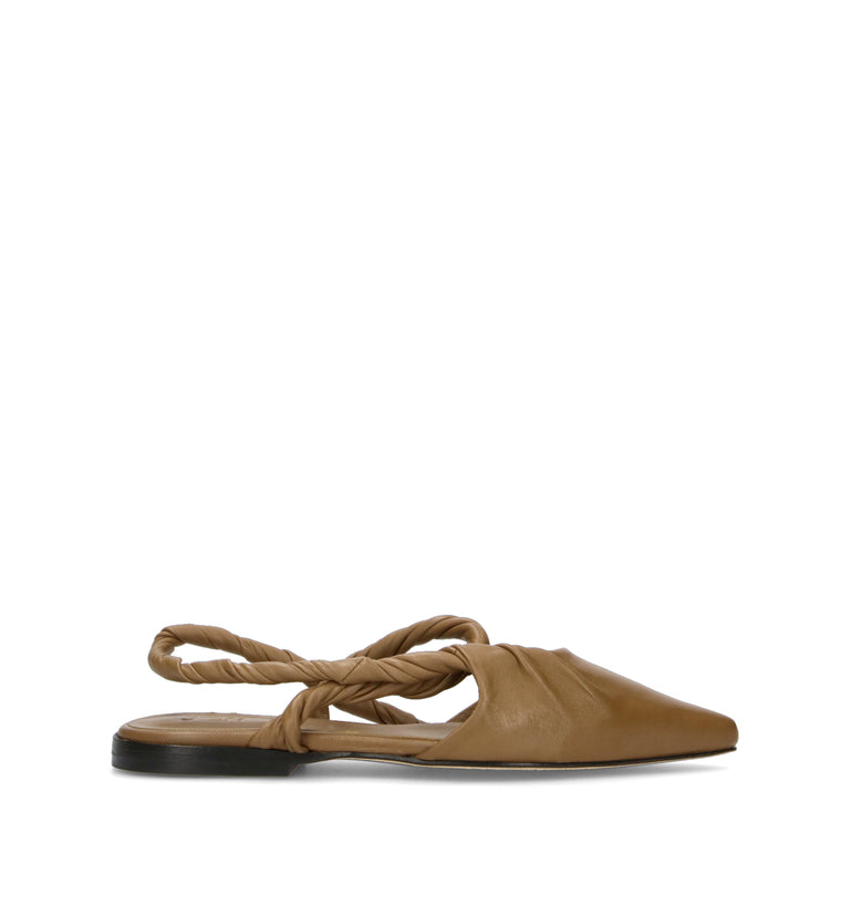 JVAM Sandalo donna taupe in pelle