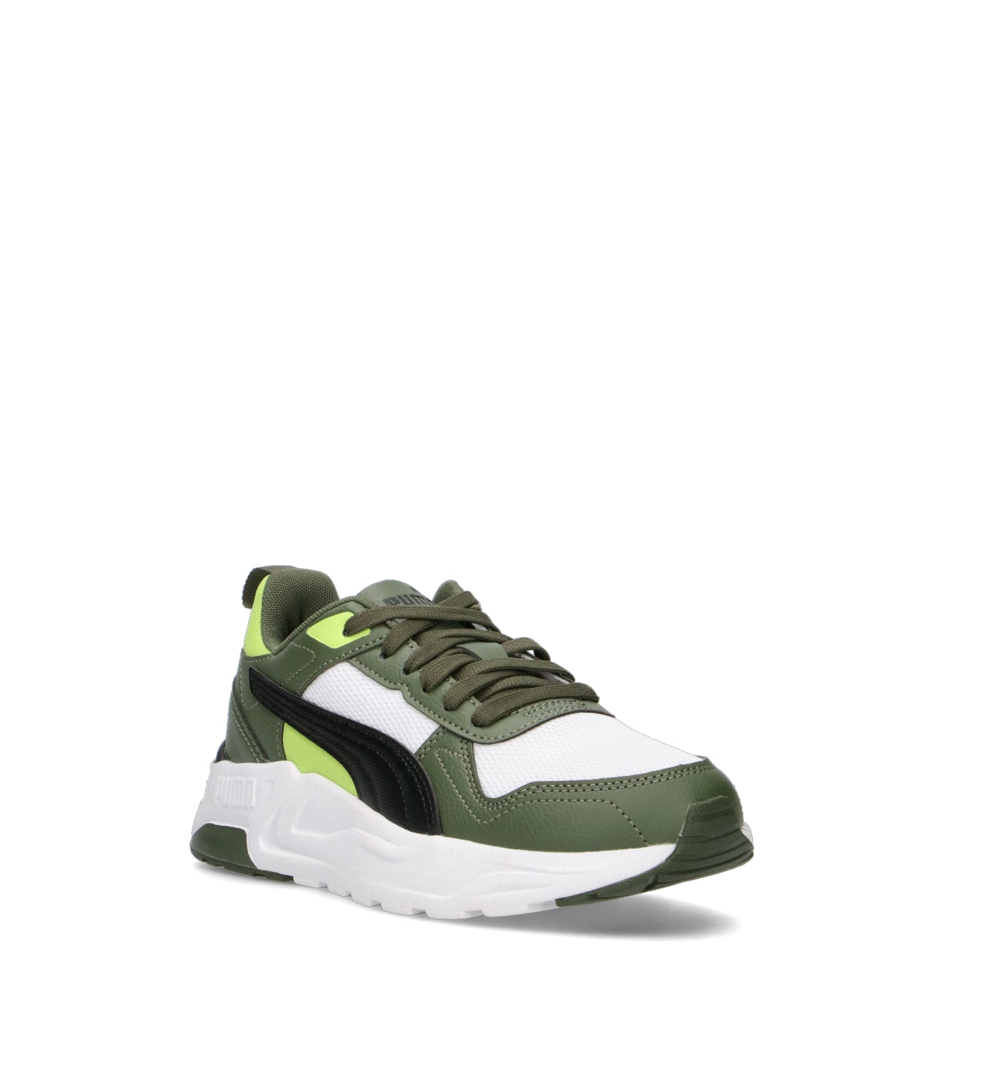 PUMA TRINITY 2 LT Jr Sneaker ragazzo verde/bianca
