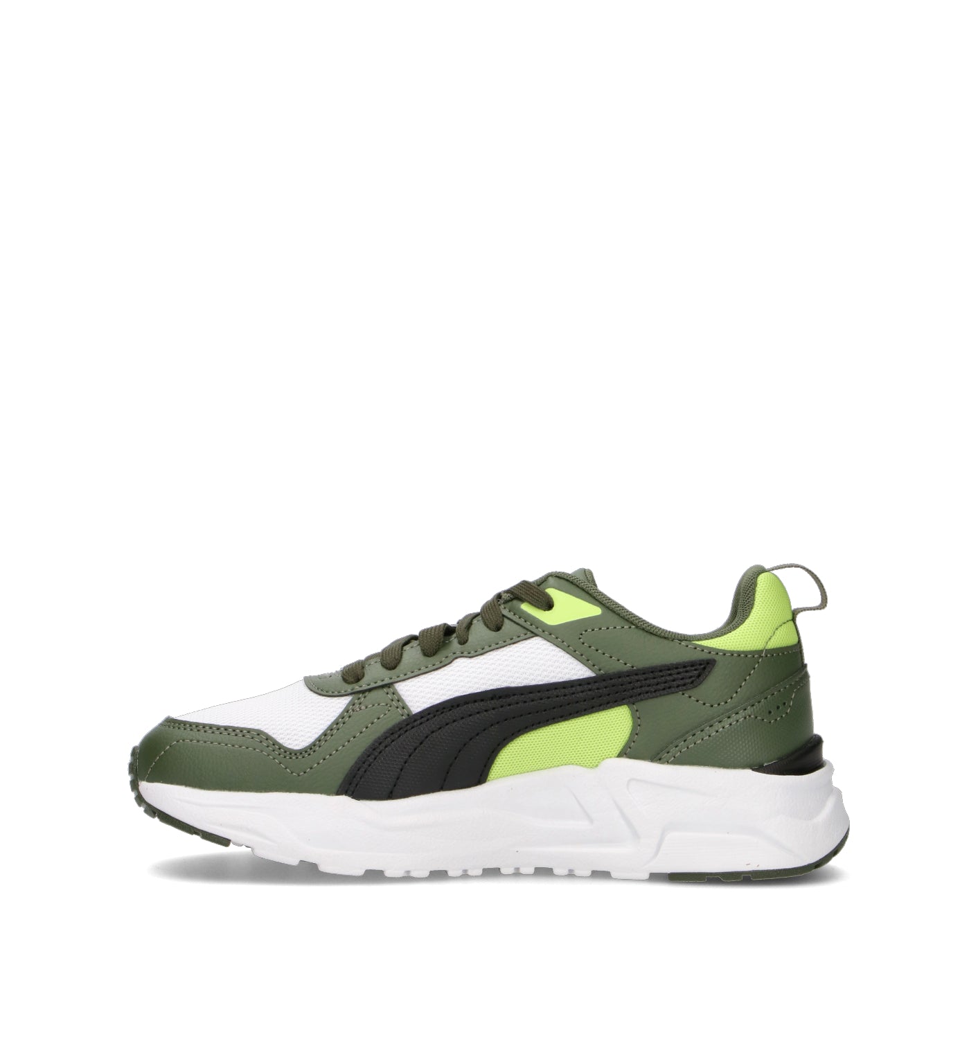 PUMA TRINITY 2 LT Jr Sneaker ragazzo verde/bianca
