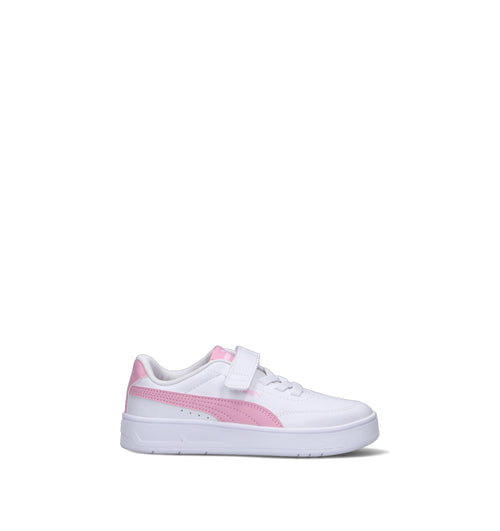 PUMA COURT CLASSIC CLEAN AC + PS Sneaker bimba bianca/rosa
