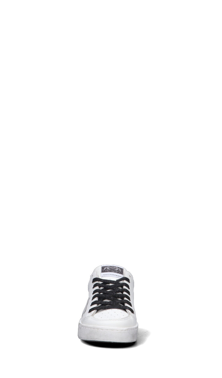 AMA-BRAND Sneaker donna bianca/nera in pelle