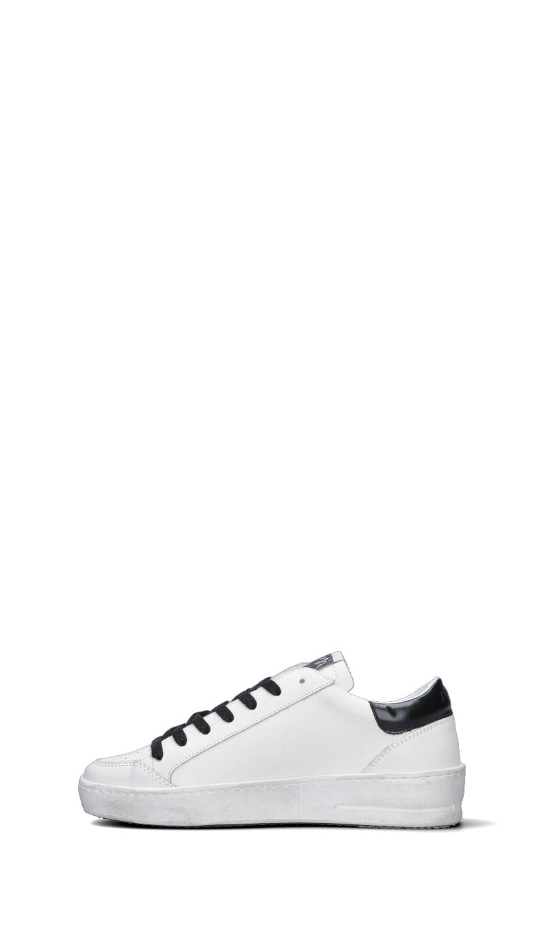 AMA-BRAND Sneaker donna bianca/nera in pelle