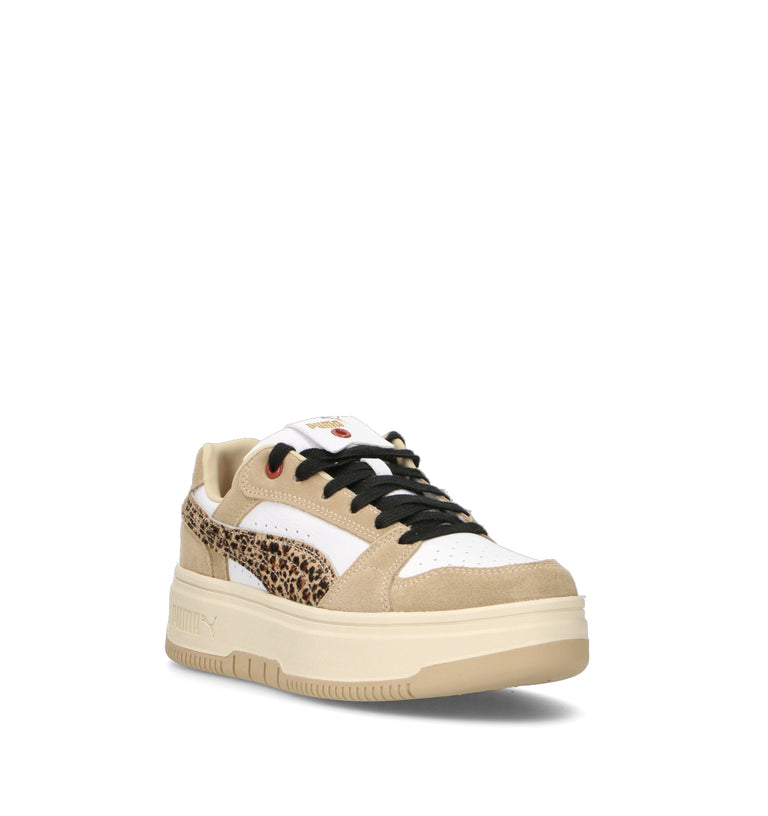 PUMA REBOUND FEMME LOW Sneaker donna beige/bianca – Quellogiusto