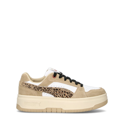 PUMA REBOUND FEMME LOW Sneaker donna beige/bianca