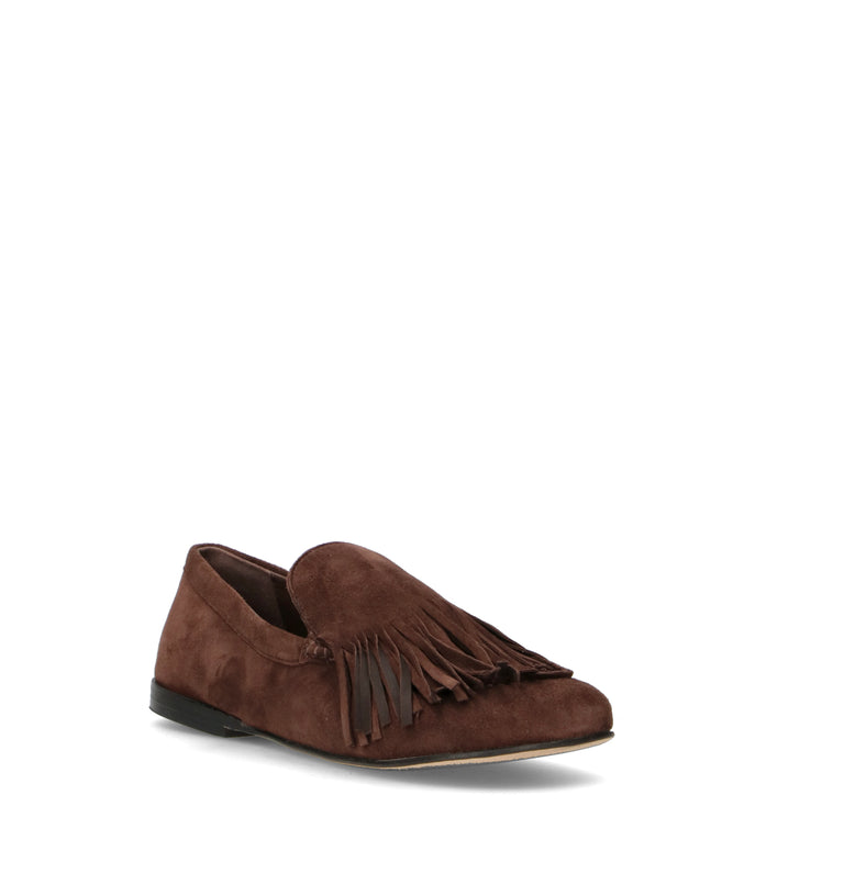 JVAM Mocassino donna marrone in suede