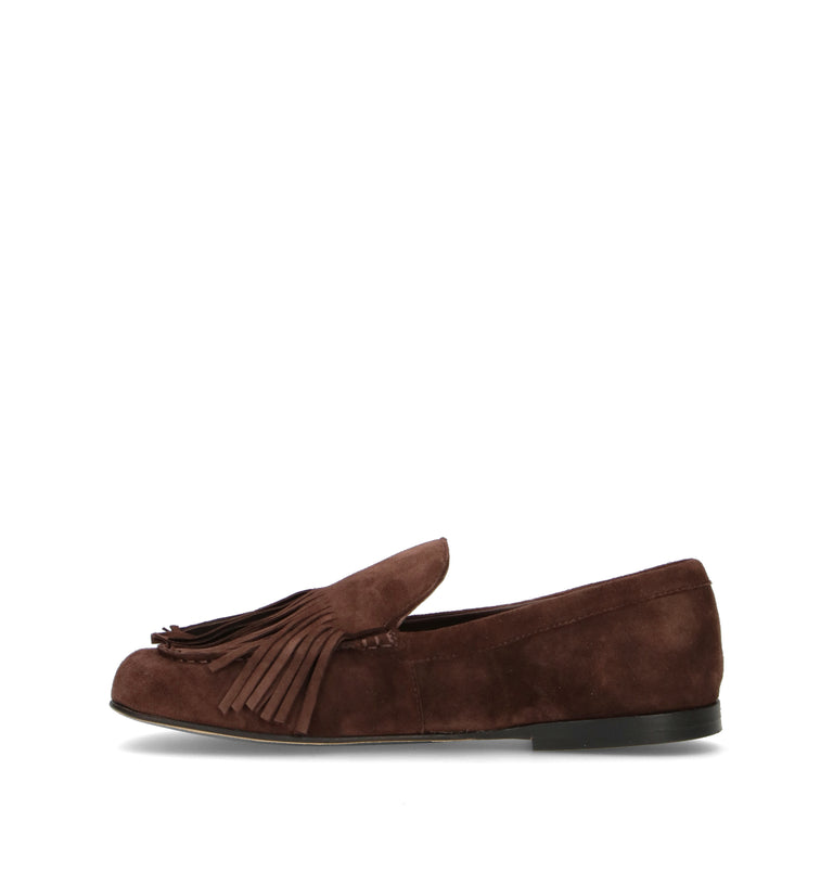 JVAM Mocassino donna marrone in suede