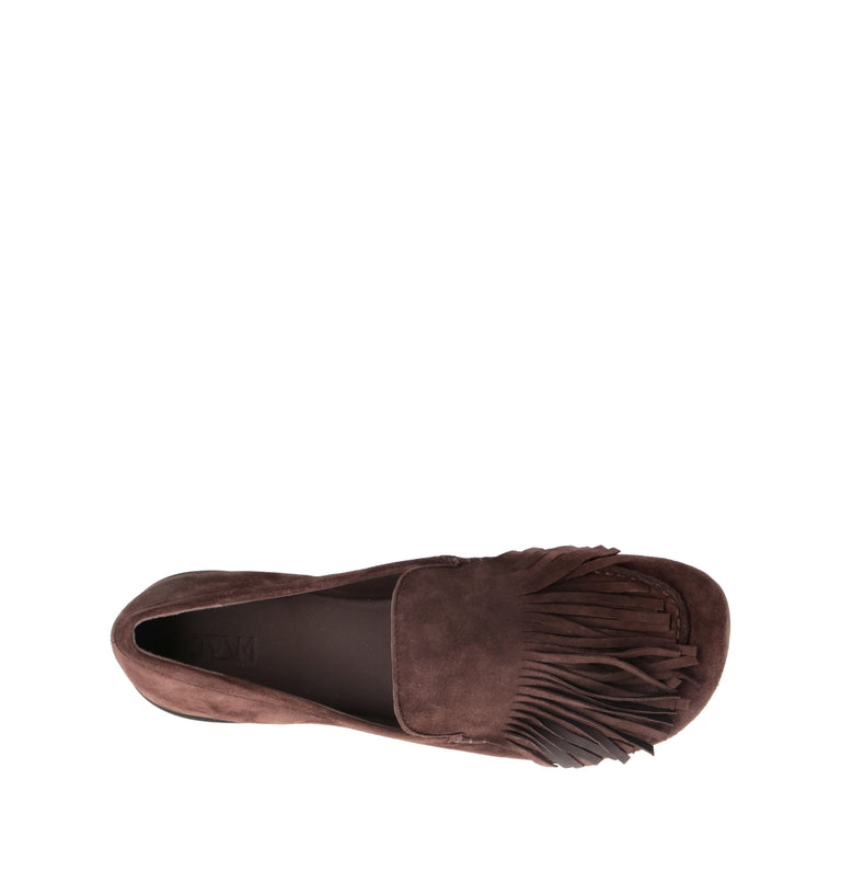 JVAM Mocassino donna marrone in suede