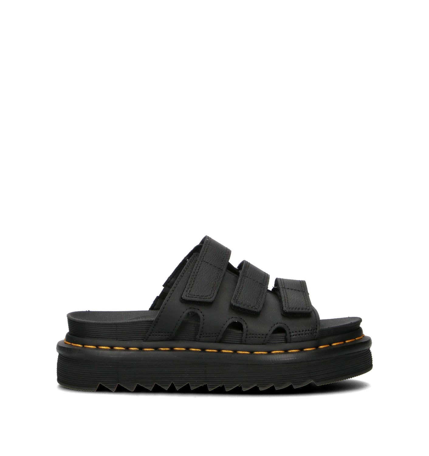 DR. MARTENS Ciabatta donna nera in pelle