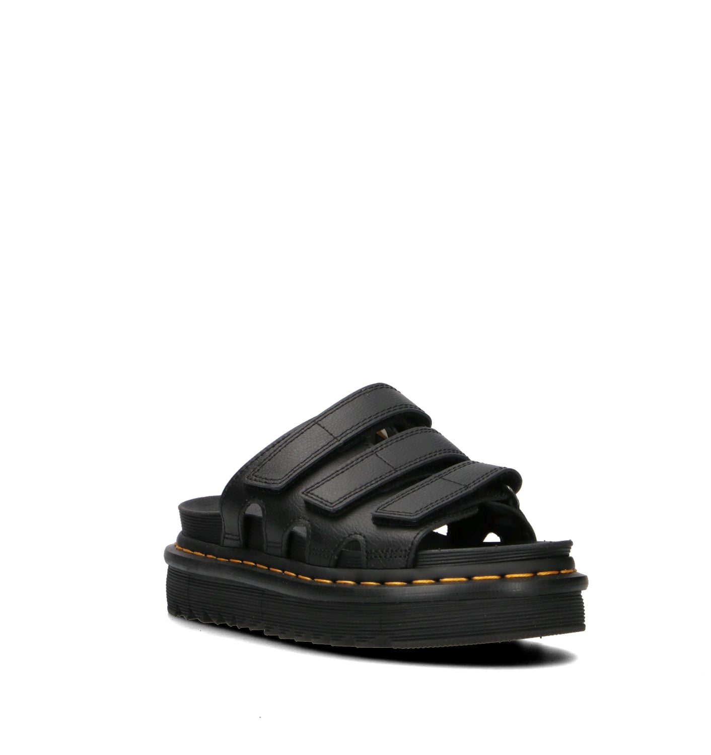 DR. MARTENS Ciabatta donna nera in pelle