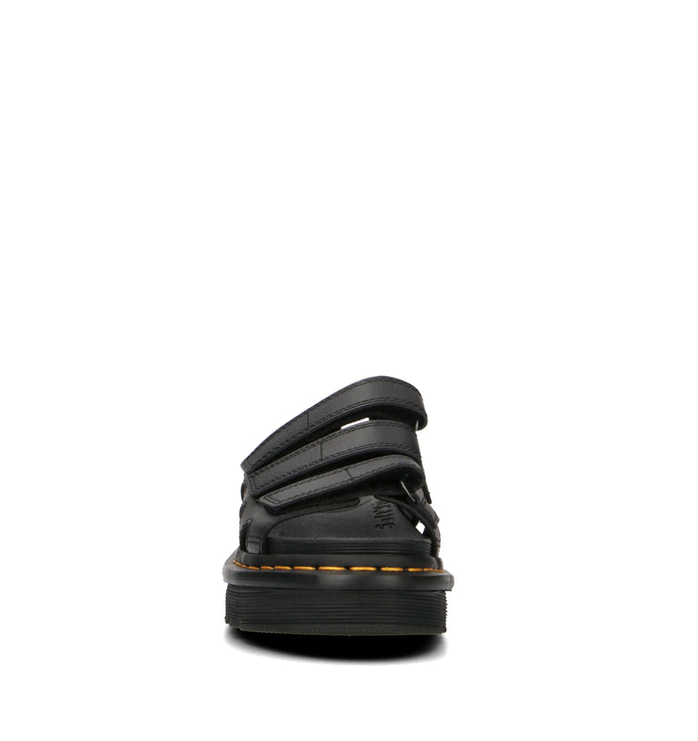 DR. MARTENS Ciabatta donna nera in pelle