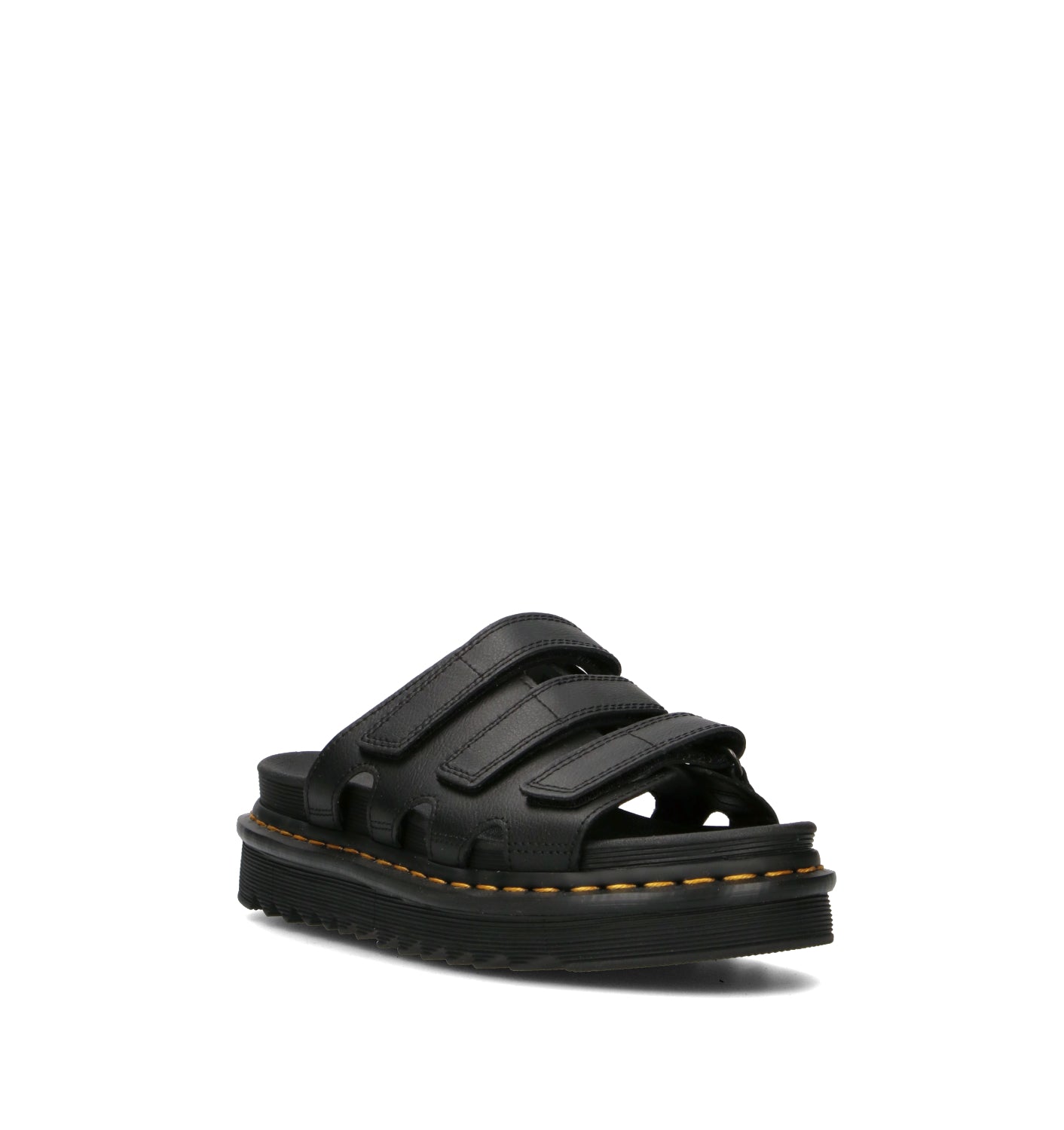 DR. MARTENS Ciabatta uomo nera in pelle