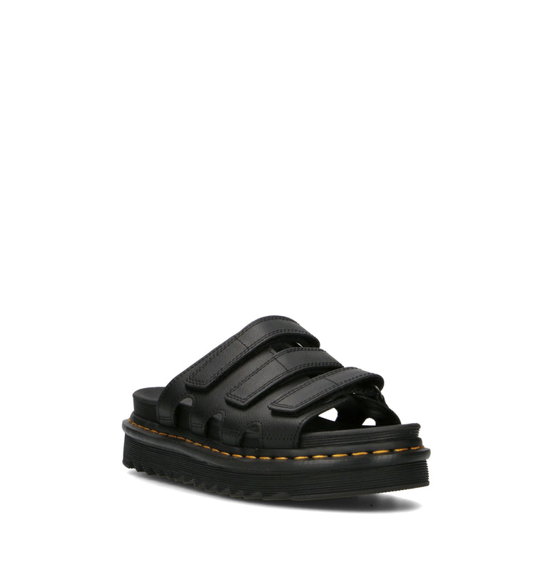 DR. MARTENS Ciabatta uomo nera in pelle