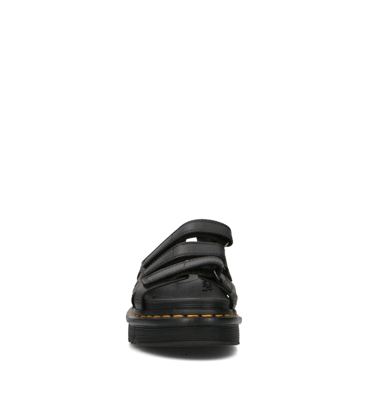 DR. MARTENS Ciabatta uomo nera in pelle