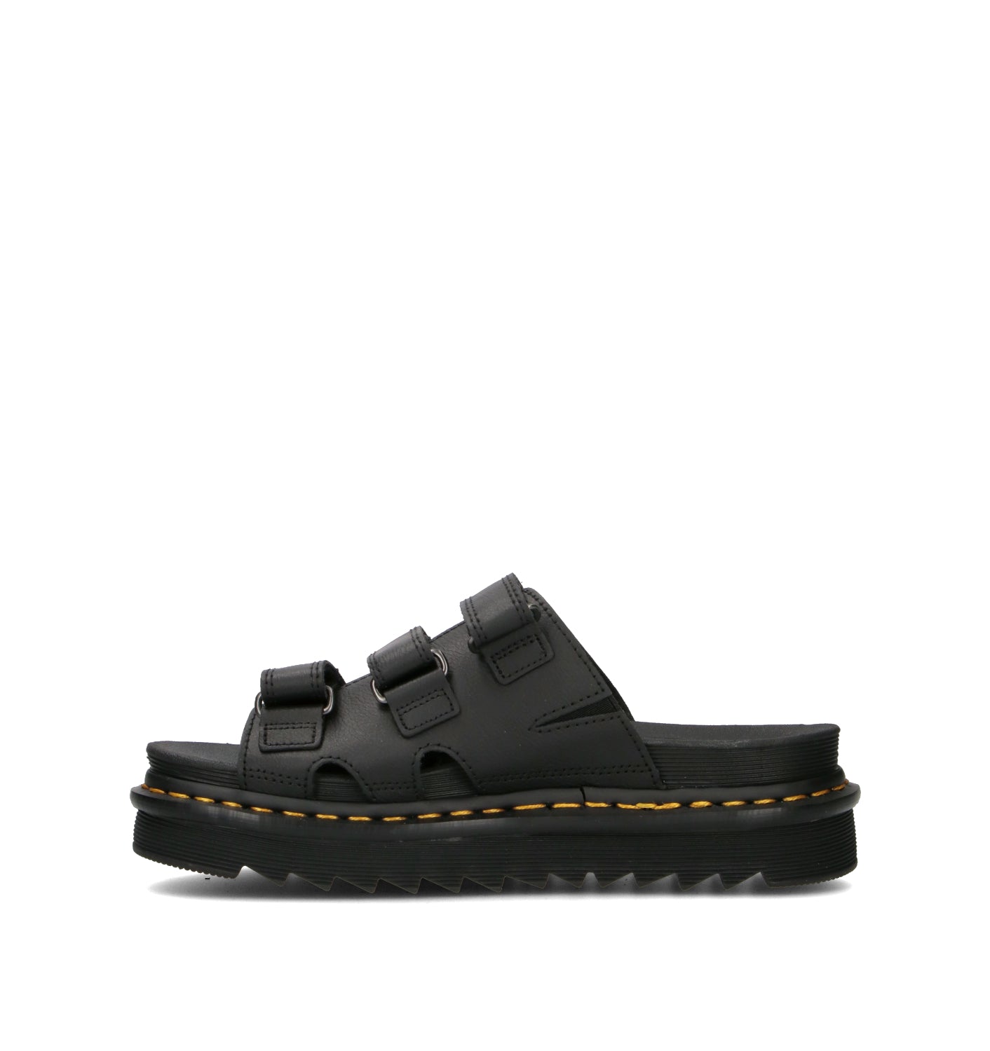DR. MARTENS Ciabatta uomo nera in pelle
