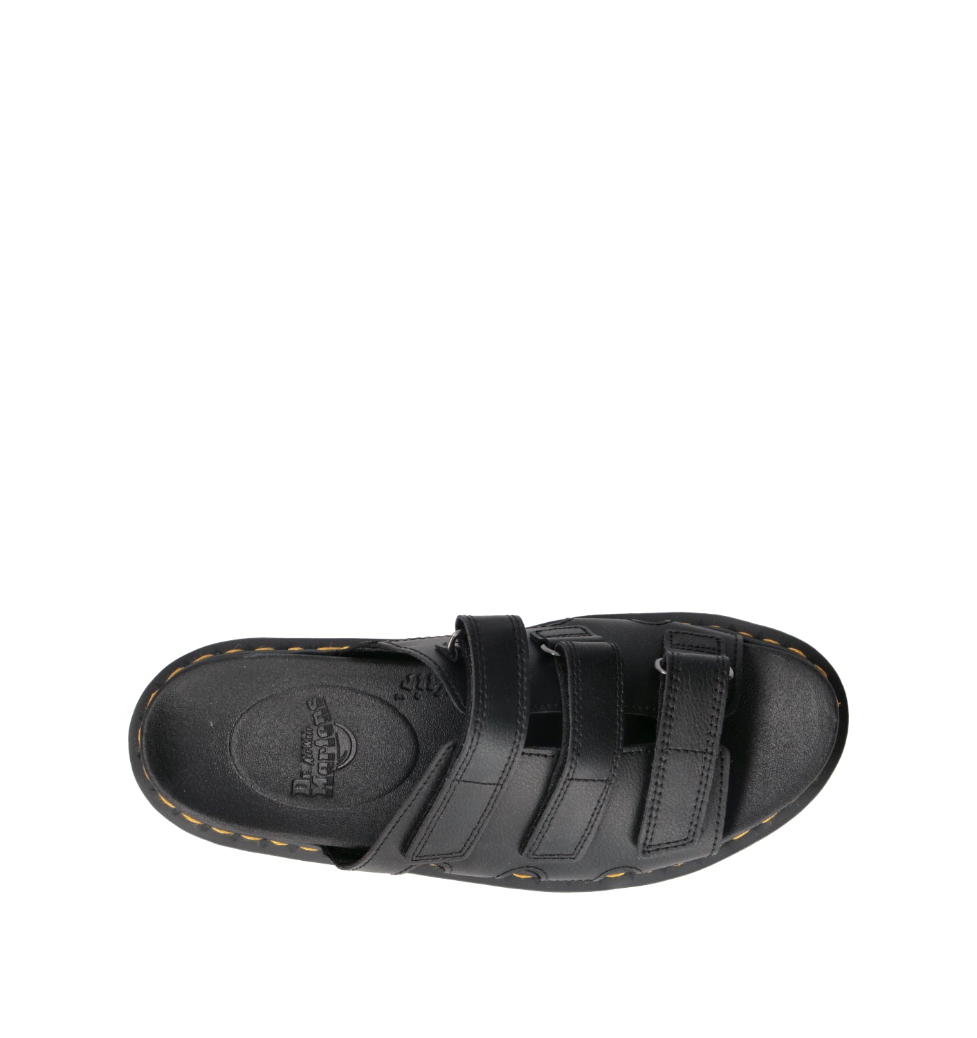 DR. MARTENS Ciabatta uomo nera in pelle