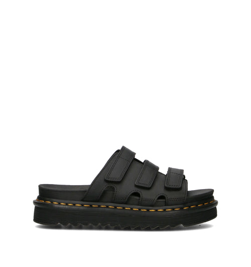 DR. MARTENS Ciabatta uomo nera in pelle