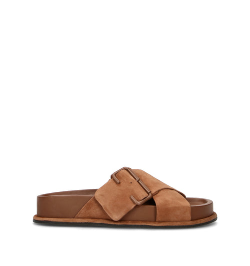 JVAM Ciabatta donna biscotto in suede