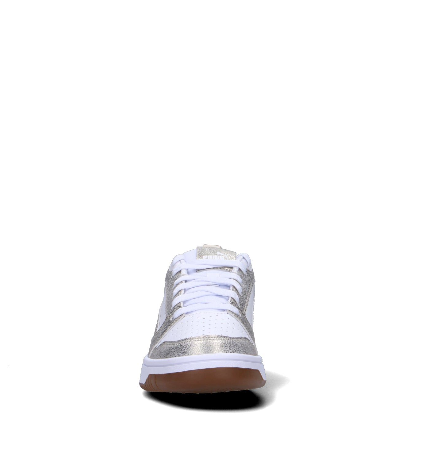 PUMA REBOUND V6 LOW METALLIC Sneaker donna bianca/oro