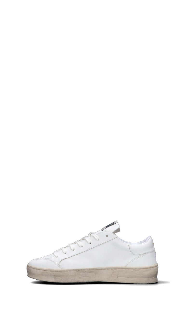 AMA-BRAND Sneaker uomo bianca in pelle