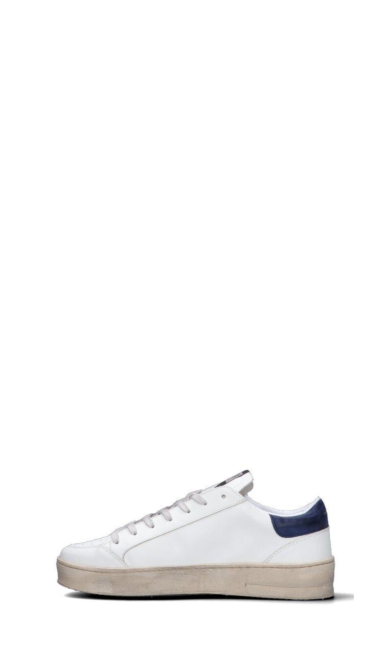 AMA-BRAND Sneaker uomo bianca/blu in pelle