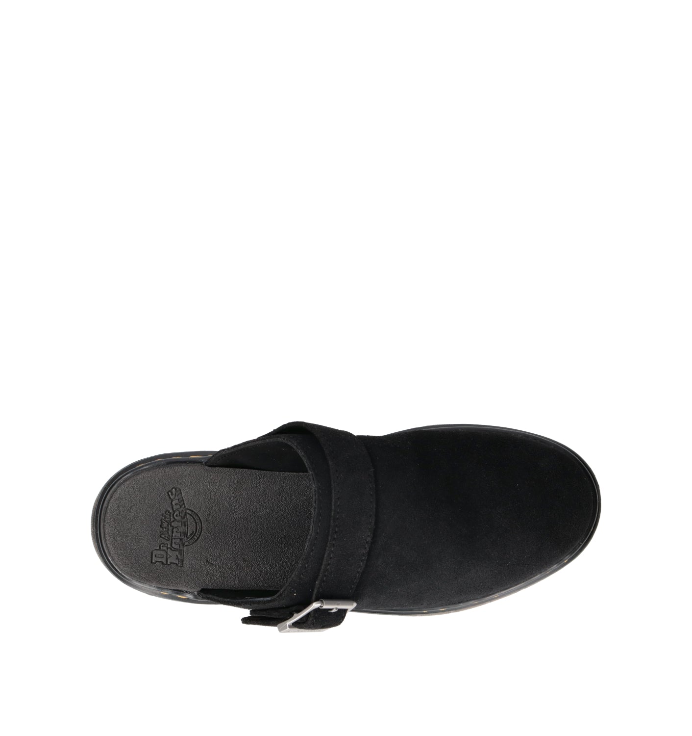 DR. MARTENS Sabot uomo nero in suede