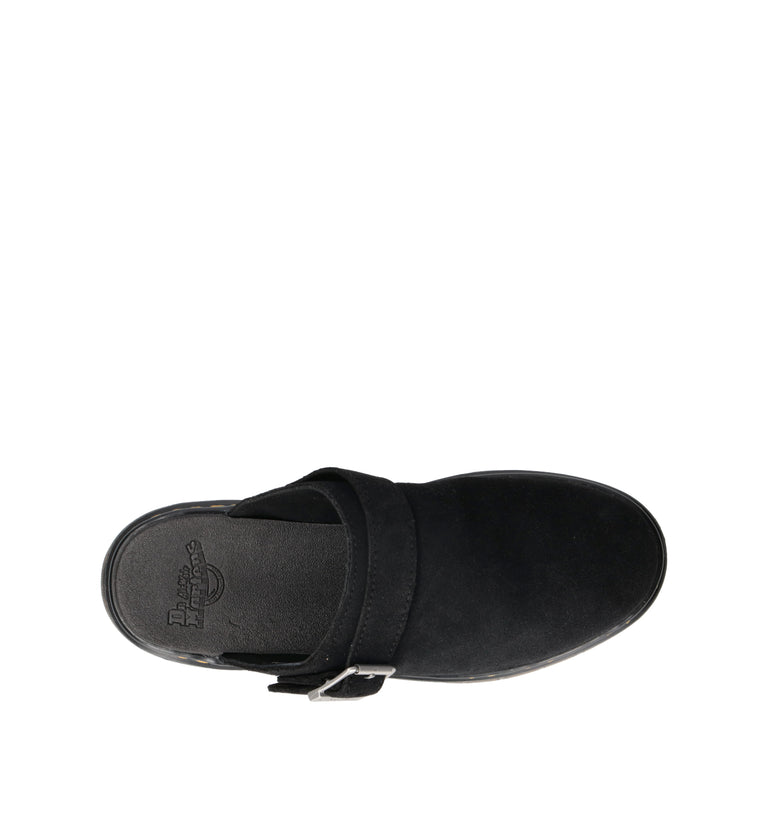 DR. MARTENS Sabot uomo nero in suede