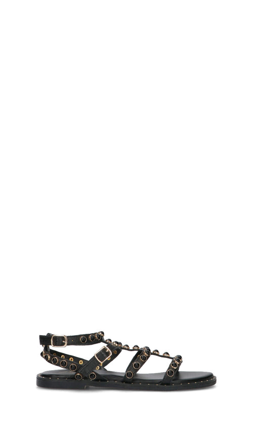GRAFIA Sandalo donna nero in pelle