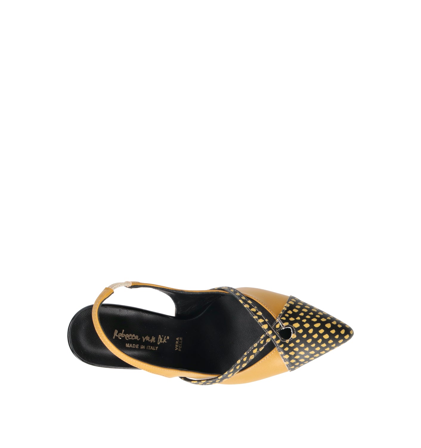 REBECCA VAN DIK Slingback donna gialla