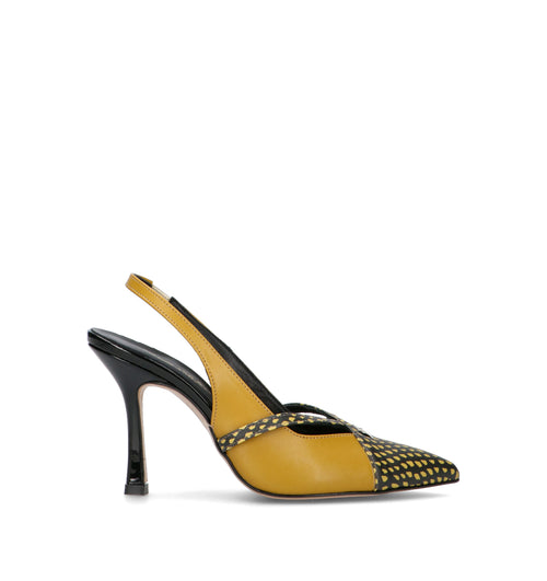 REBECCA VAN DIK Slingback donna gialla