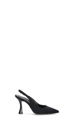 REBECCA VAN DIK Slingback donna nera