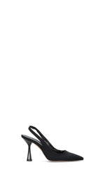 REBECCA VAN DIK Slingback donna nera