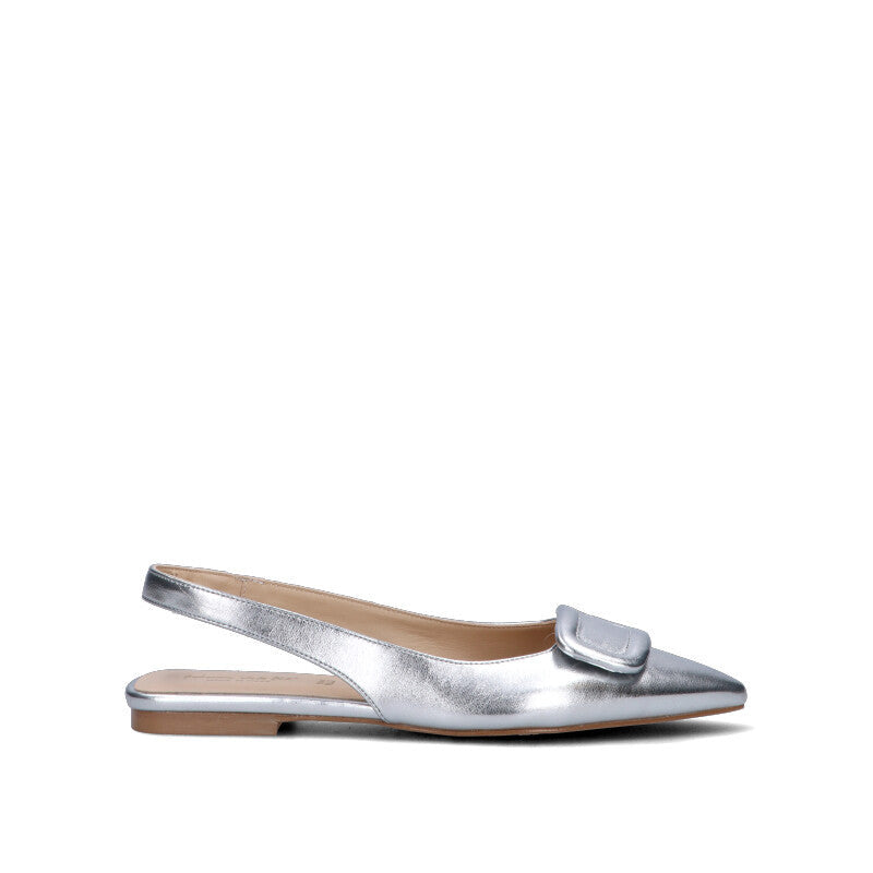 REBECCA VAN DIK Slingback donna argento