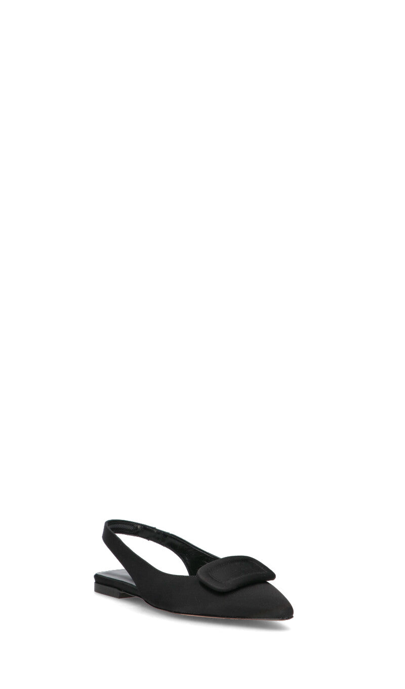 REBECCA VAN DIK Slingback donna nera