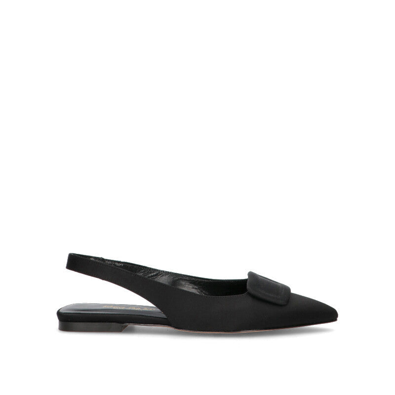 REBECCA VAN DIK Slingback donna nera
