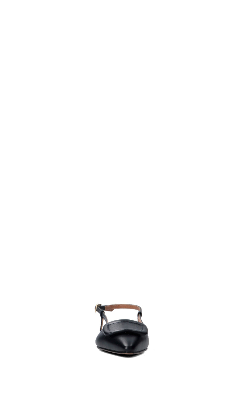 ALLESSENZA Slingback donna nera in pelle