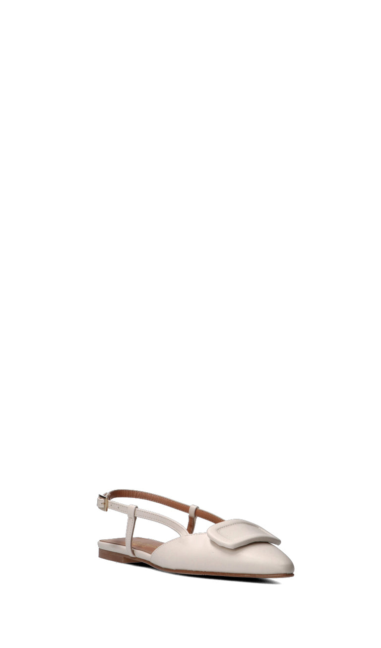ALLESSENZA Slingback donna burro in pelle