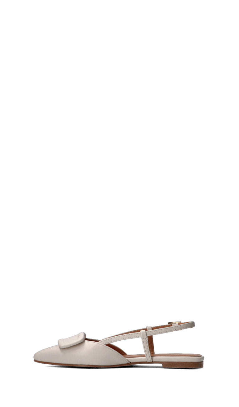 ALLESSENZA Slingback donna burro in pelle