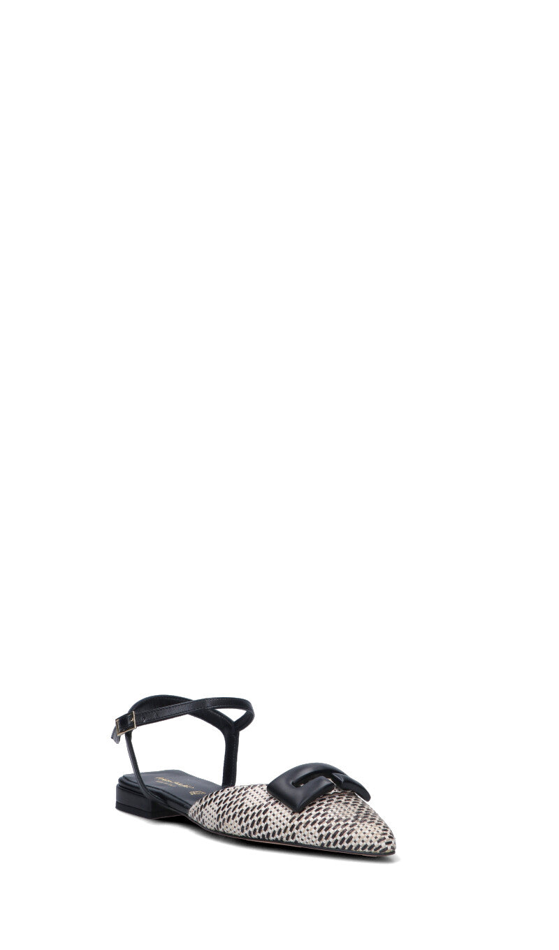 REBECCA VAN DIK Slingback donna nera
